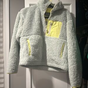 Anthropology fleece quarter zip